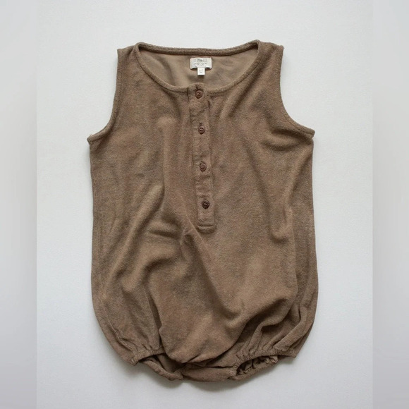 The Simple folk organic journey romper bubble walnut - Picture 1 of 4